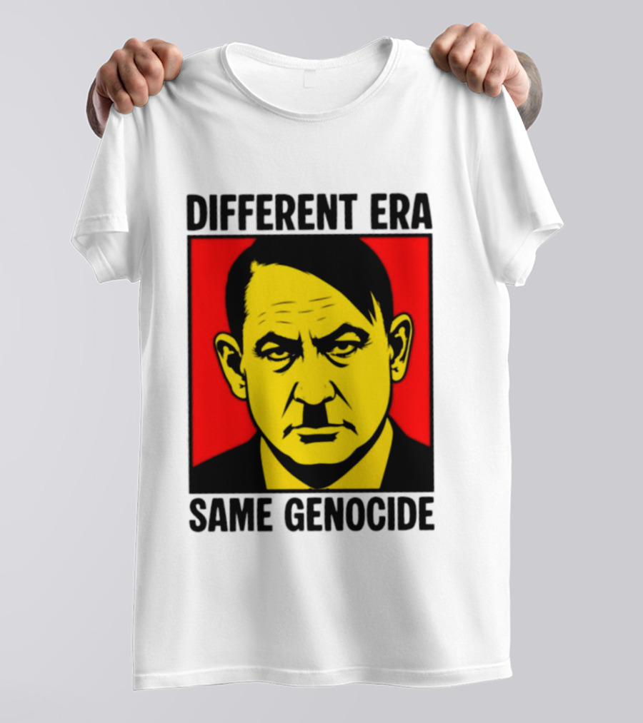 Different Era Same Genocide Protest Activism Iconic Political Commentary T-Shirt