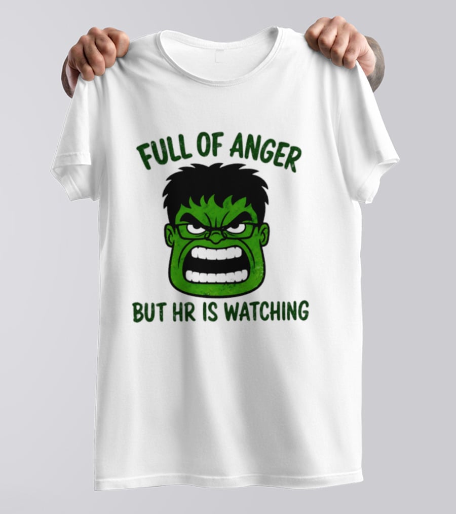 Full Of Anger HR Is Ing Hulk Swag Head T-Shirt