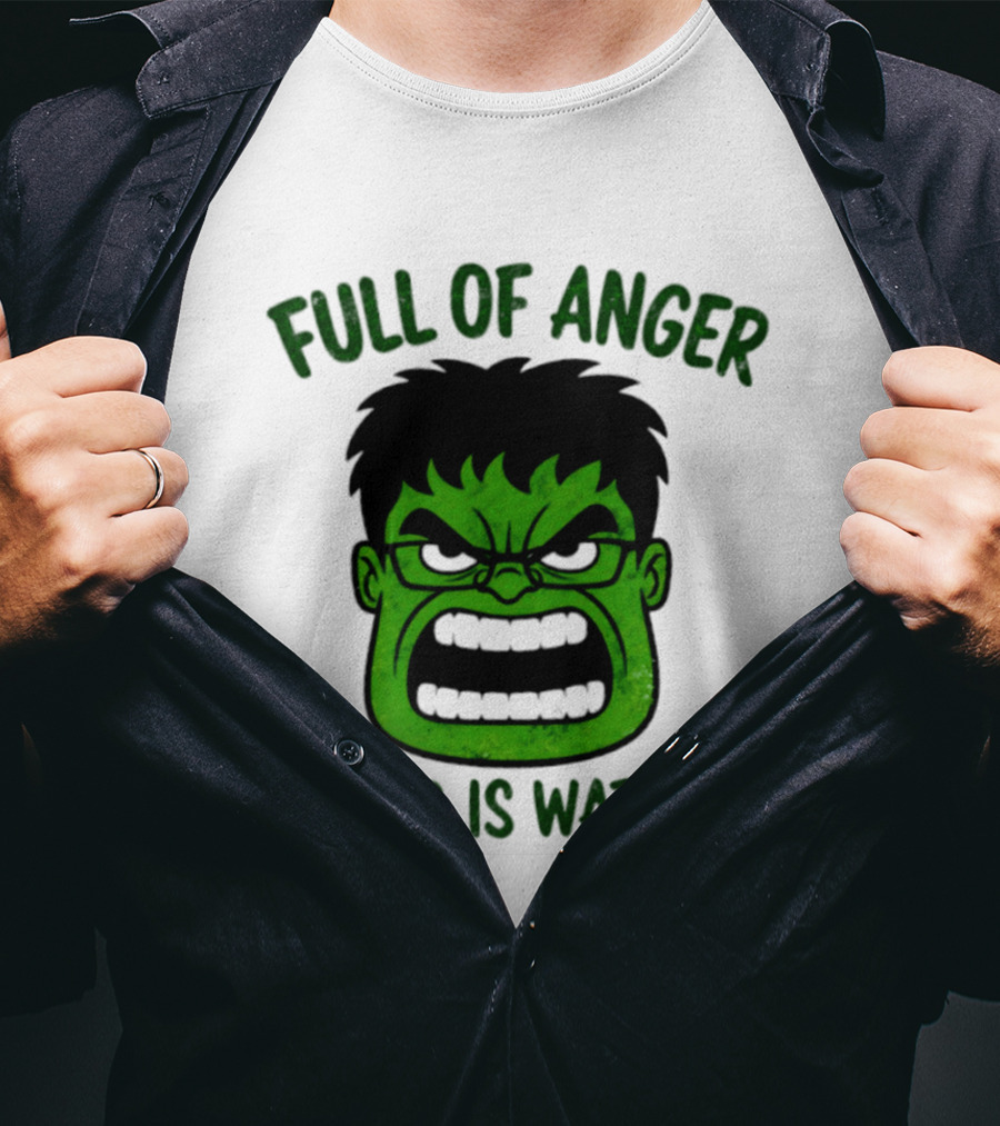 Full Of Anger HR Is Ing Hulk Swag Head T-Shirt