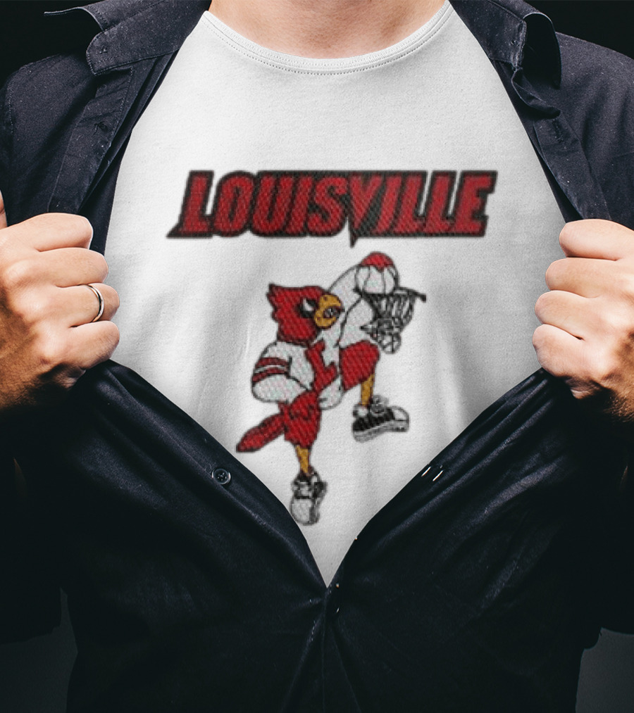 Louisville Cardinals Basketball 2026 White Jersey T-Shirt