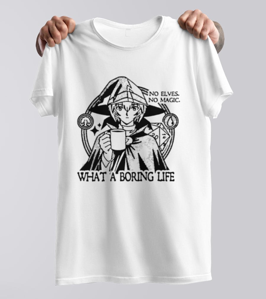 Witch Hat Atelier No Elves No Magic What A Boring Life Anime T-Shirt