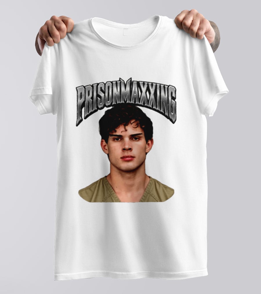 Prisonmaxxing Internet Meme Shot Concept T-Shirt