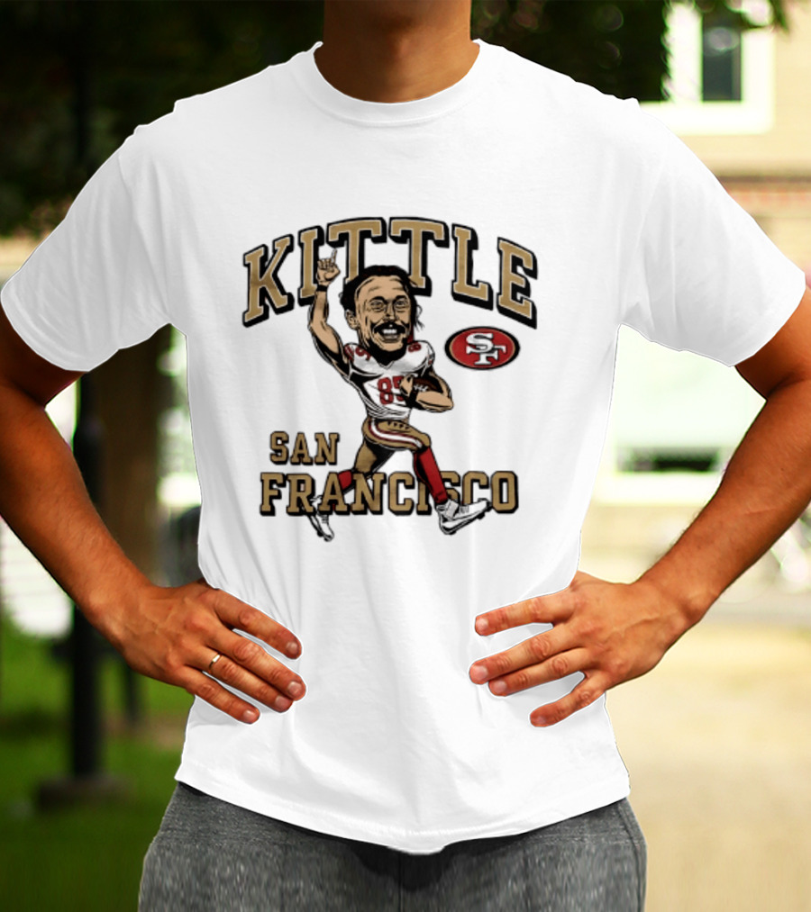 San Francisco 49ers Kittle 85 Player Caricature T-Shirt