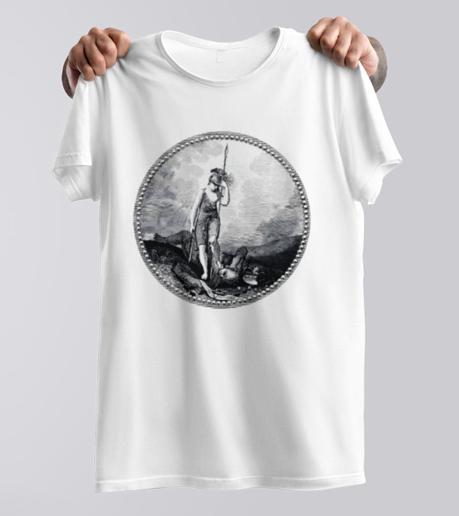 Sic Semper Tyrannis Roman Goddess Victory Seal T-Shirt