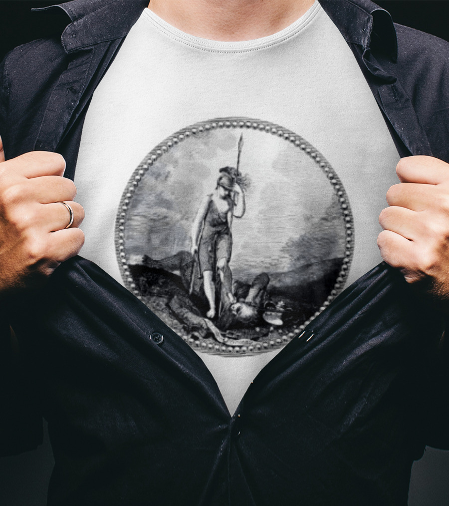 Sic Semper Tyrannis Roman Goddess Victory Seal T-Shirt