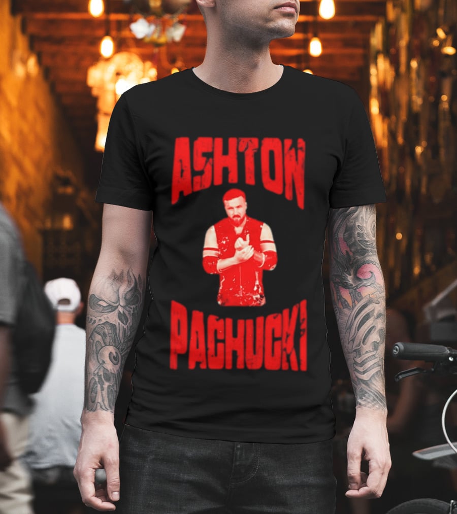 Ashton Pachucki Red Vest Visual Portrait Ashton Pachucki T-Shirt