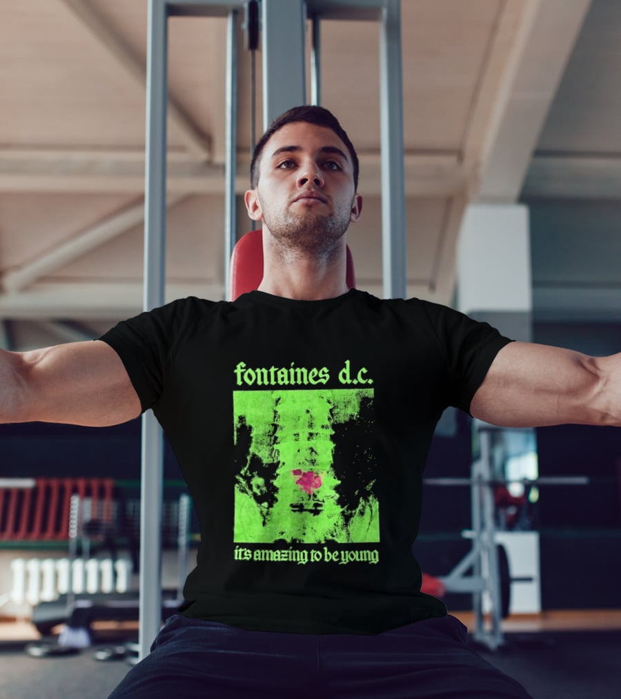 Fontaines D.C. It's Amazing To Be Young Bright Grunge T-Shirt