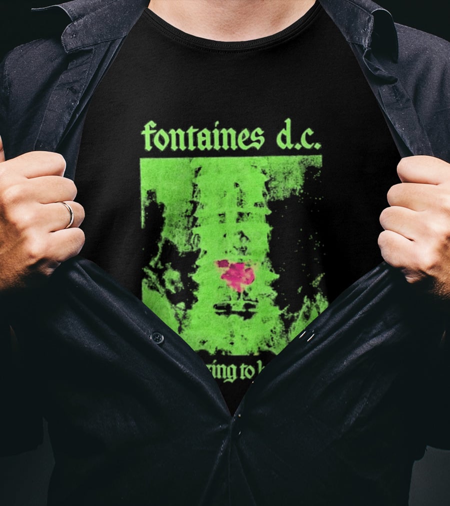 Fontaines D.C. It's Amazing To Be Young Bright Grunge T-Shirt