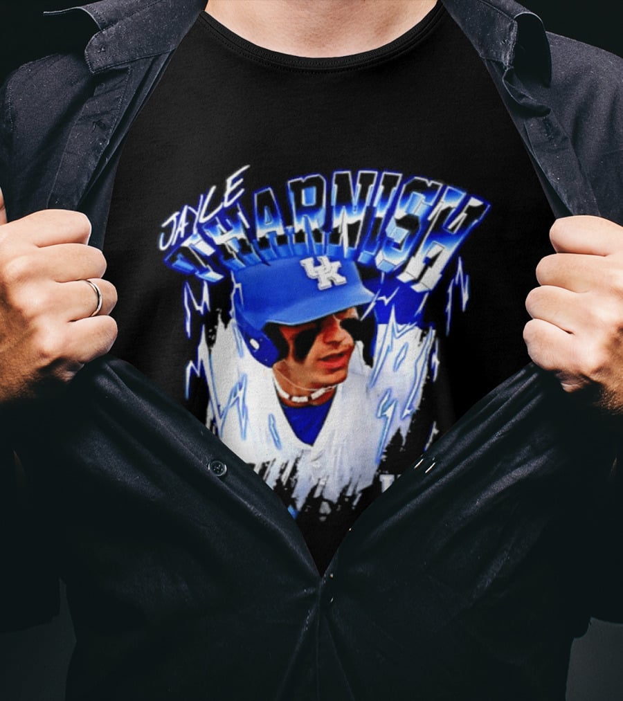 Jayce Tharnish Kentucky Wildcats Baseball UK Helm T-Shirt