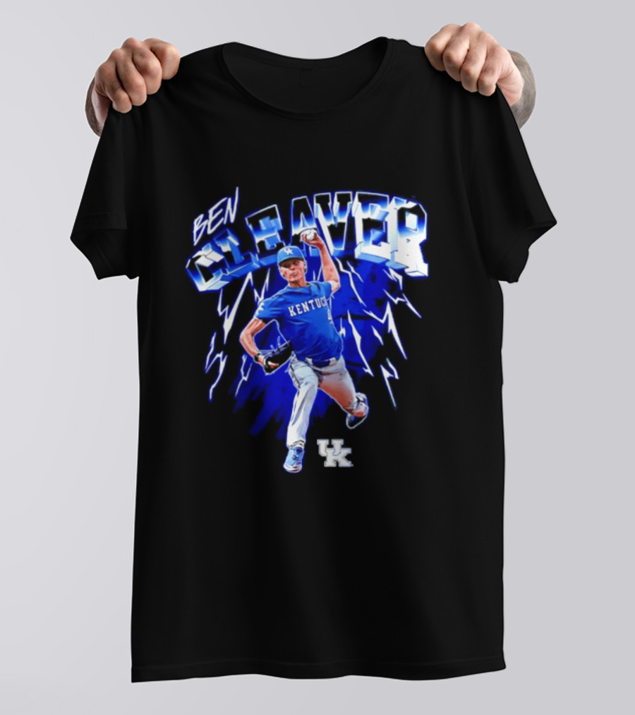 Kentucky Wildcats Ben Cleaver NCAA Baseball Player T-Shirt