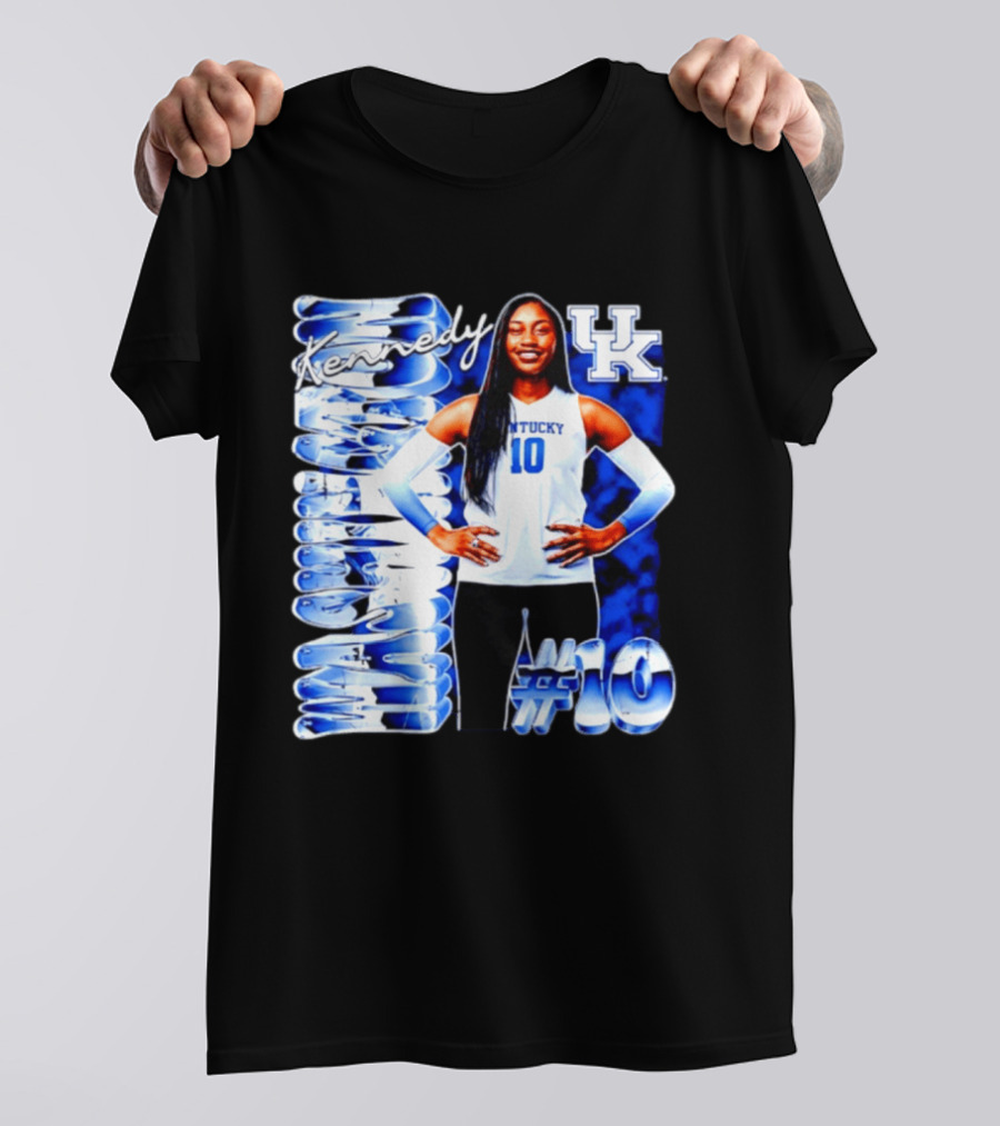 Kennedy #10 Kentucky Wildcats NCAA Volleyball T-Shirt