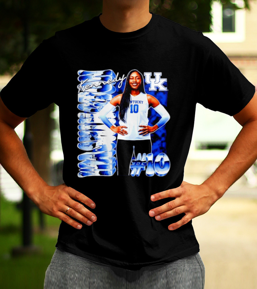 Kennedy #10 Kentucky Wildcats NCAA Volleyball T-Shirt