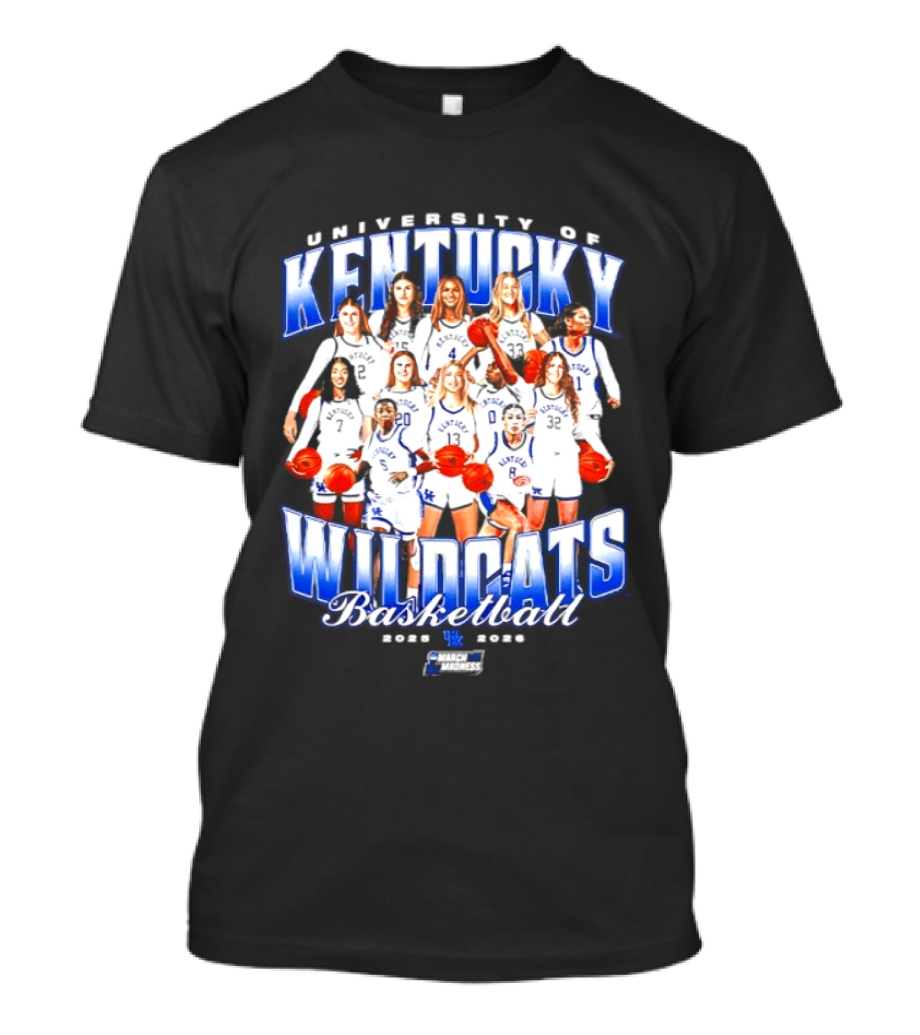 University Of Kentucky Wildcats Basketball 2026 NCAA All Team T-Shirt