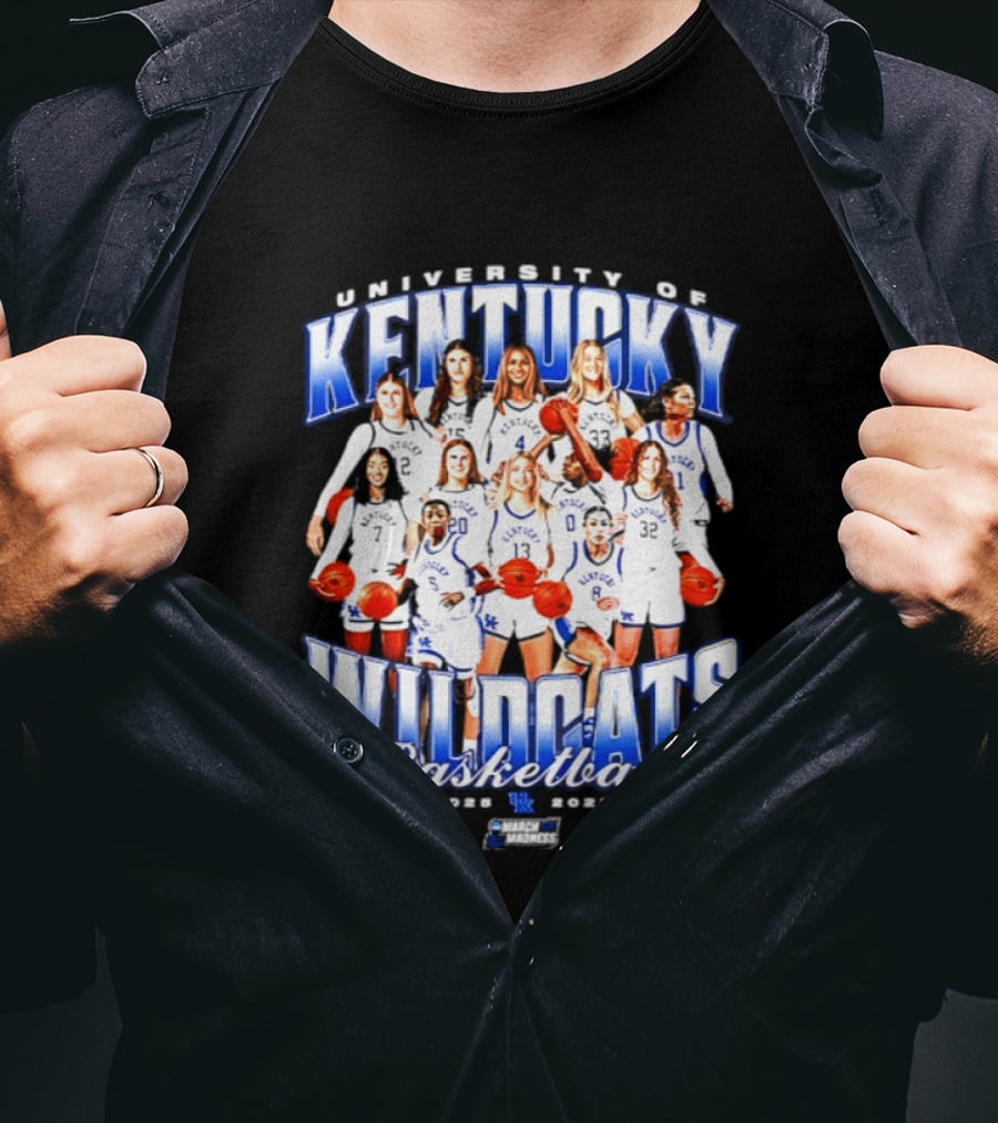 University Of Kentucky Wildcats Basketball 2026 NCAA All Team T-Shirt