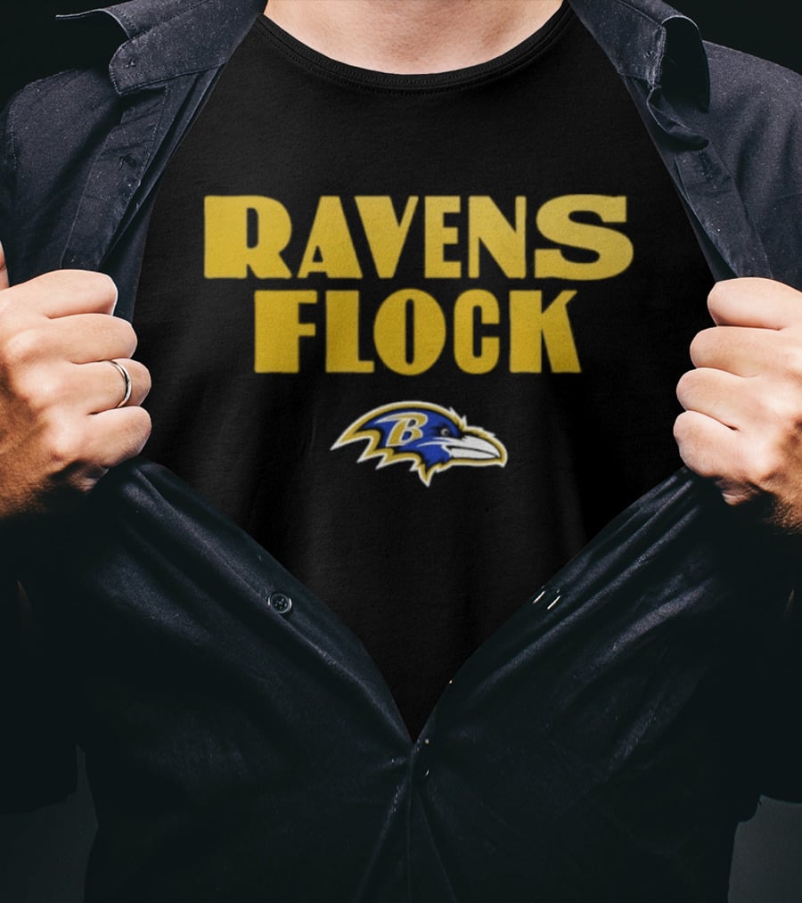 Ravens Flock Baltimore Rio Game 2026 Camiseta Feminina T-Shirt