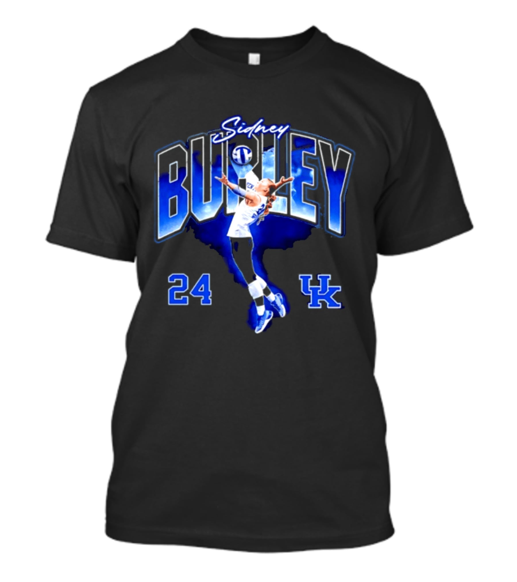 Sidney Burley 24 Kentucky Wildcats NCAA Volleyball T-Shirt