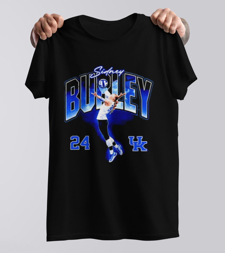 Sidney Burley 24 Kentucky Wildcats NCAA Volleyball T-Shirt