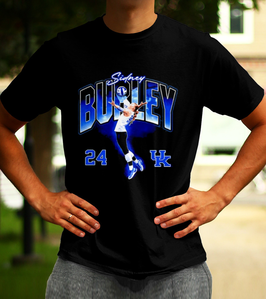 Sidney Burley 24 Kentucky Wildcats NCAA Volleyball T-Shirt