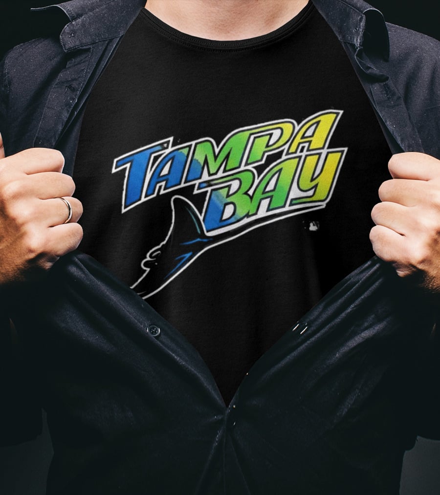 Tampa Bay Rays 2026 Classic Vibrant Logo With Manta Ray Element T-Shirt