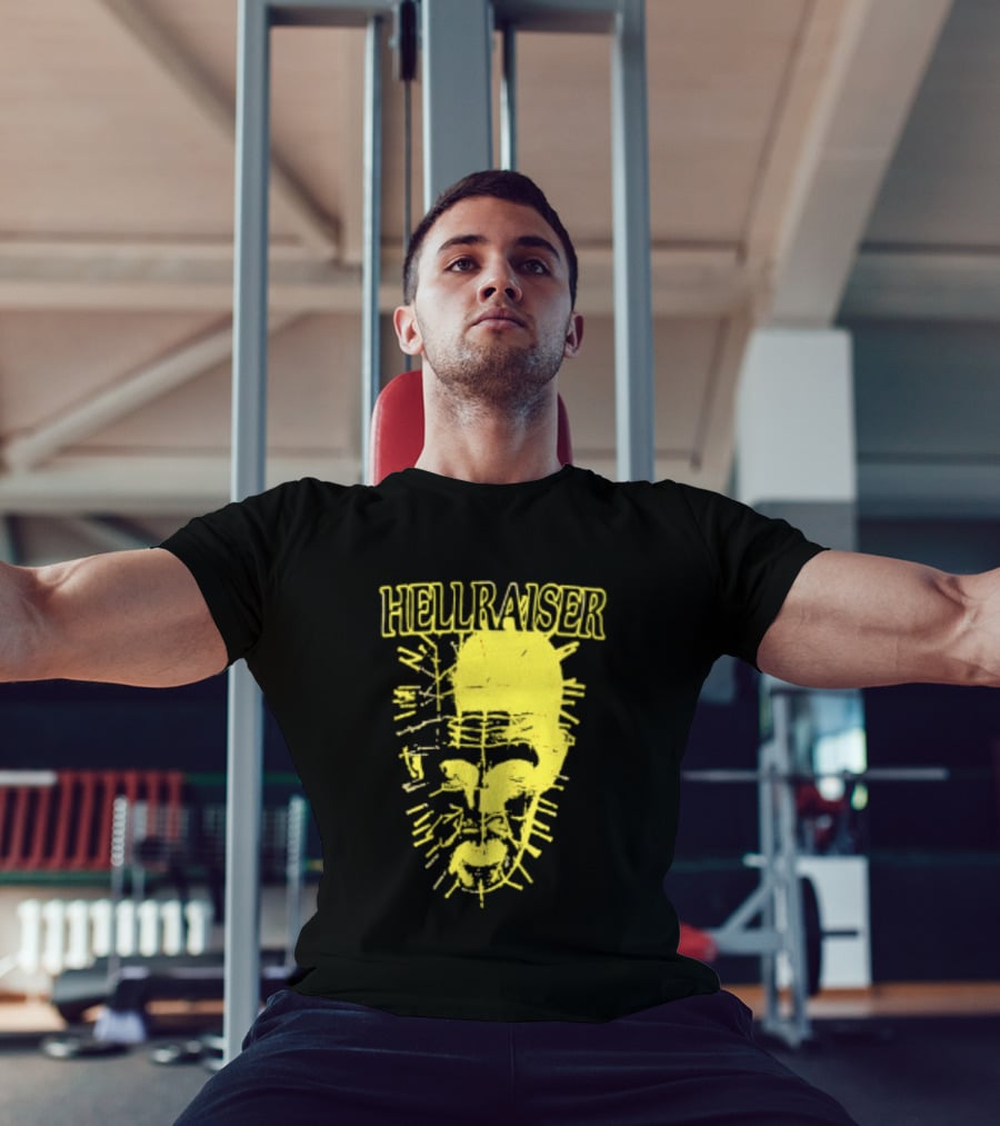 Hellraiser Pinhead Clive Barker Horror Movie Swag Head T-Shirt