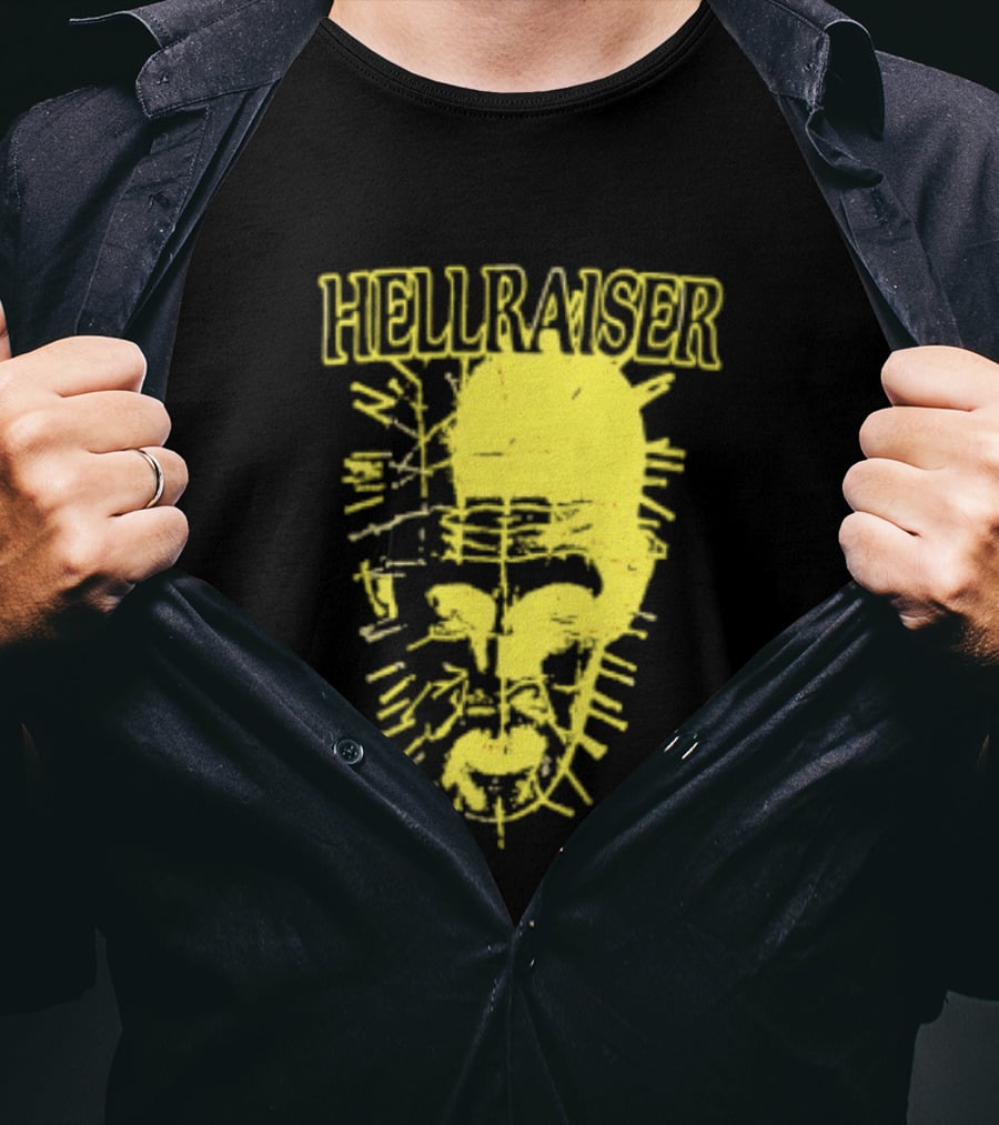 Hellraiser Pinhead Clive Barker Horror Movie Swag Head T-Shirt