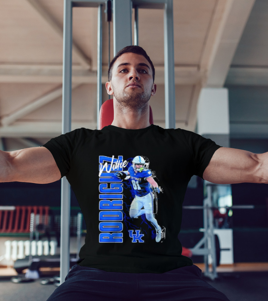 Willie Rodriguez Kentucky Wildcats NCAA Football UK T-Shirt