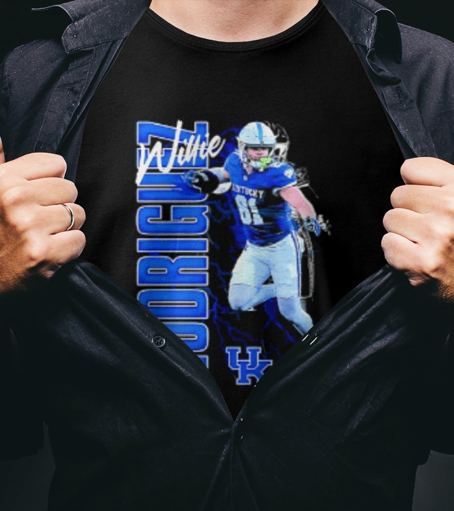 Willie Rodriguez Kentucky Wildcats NCAA Football UK T-Shirt