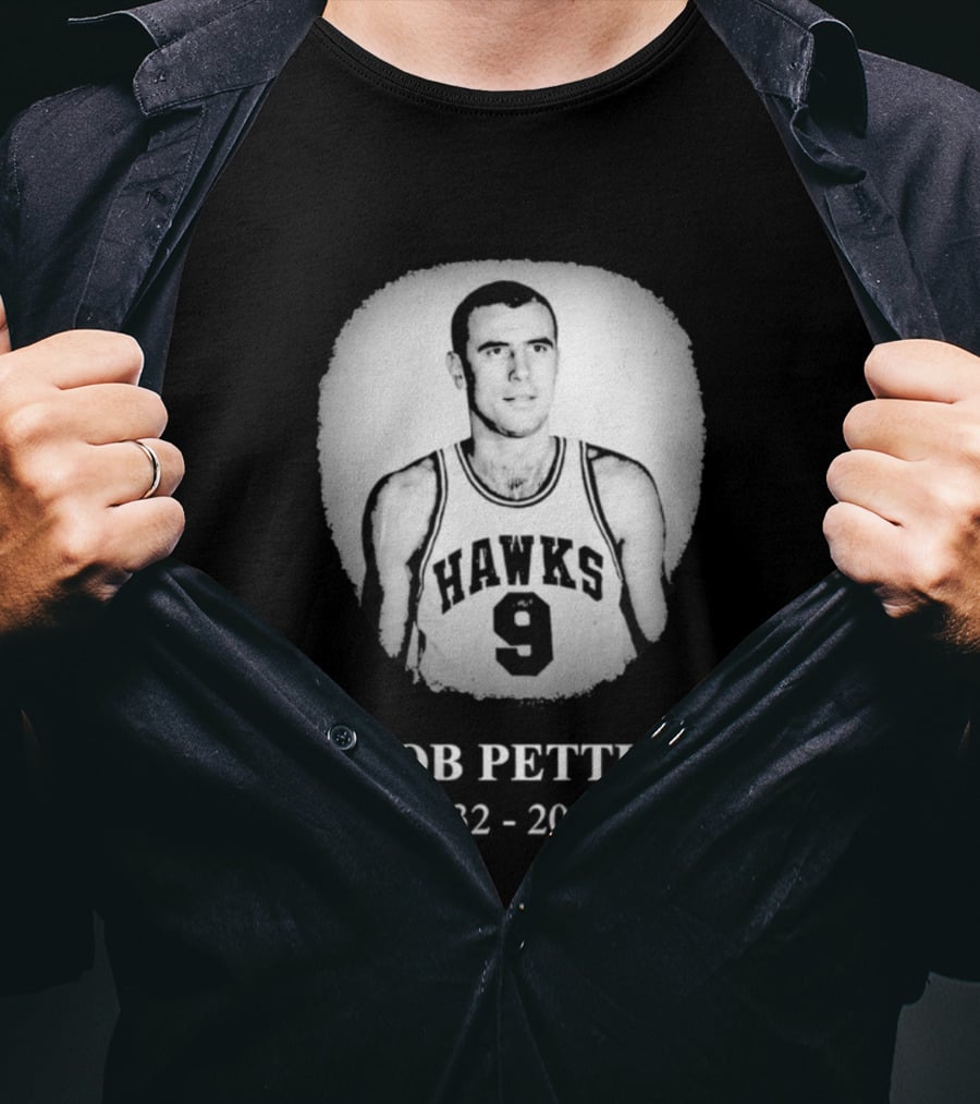 Hawks Number 9 Bob Pettit 1932 2026 T-Shirt