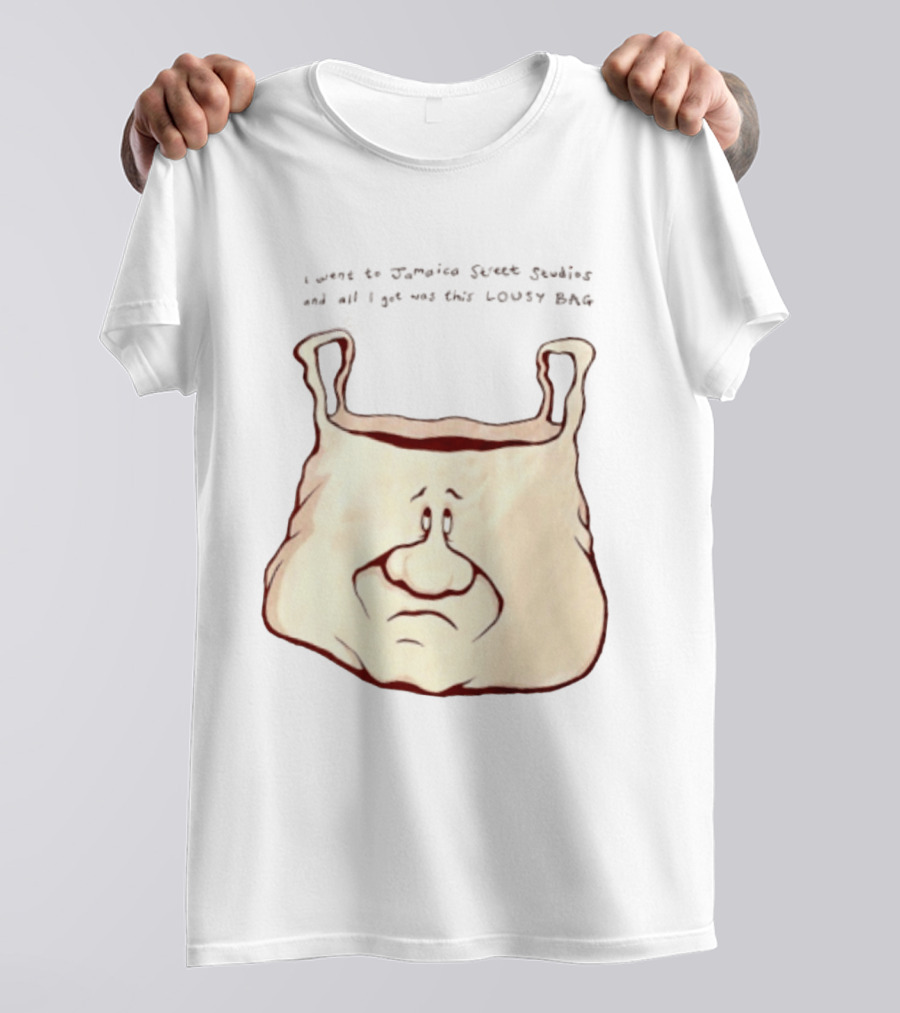 I Went To Jamaica Street Studios And All I Got Was This Lousy Bag Sad Face T-Shirt