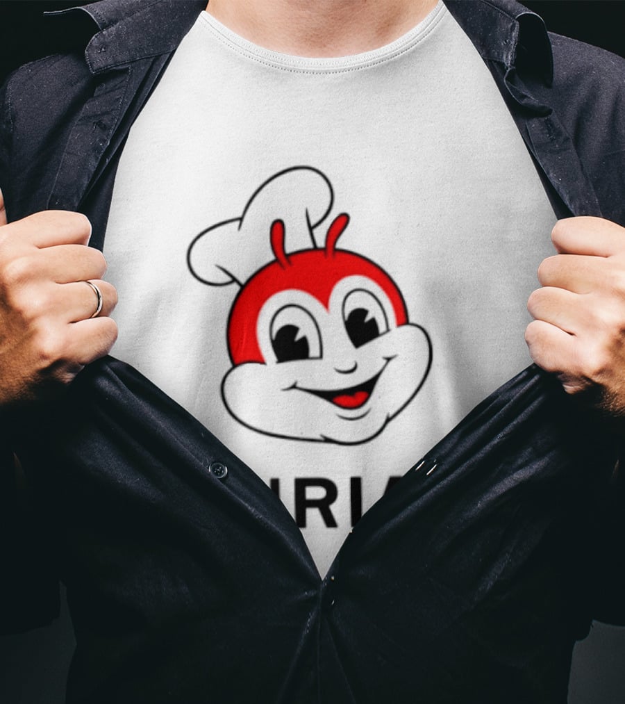 Jollibee Burial Fast Food Electronic Music T-Shirt