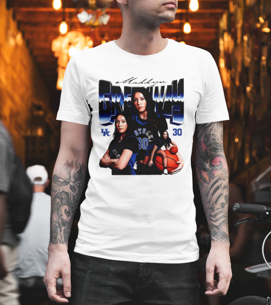 Maddyn Greenway 30 Kentucky Wildcats UK NTU Women's Basketball T-Shirt