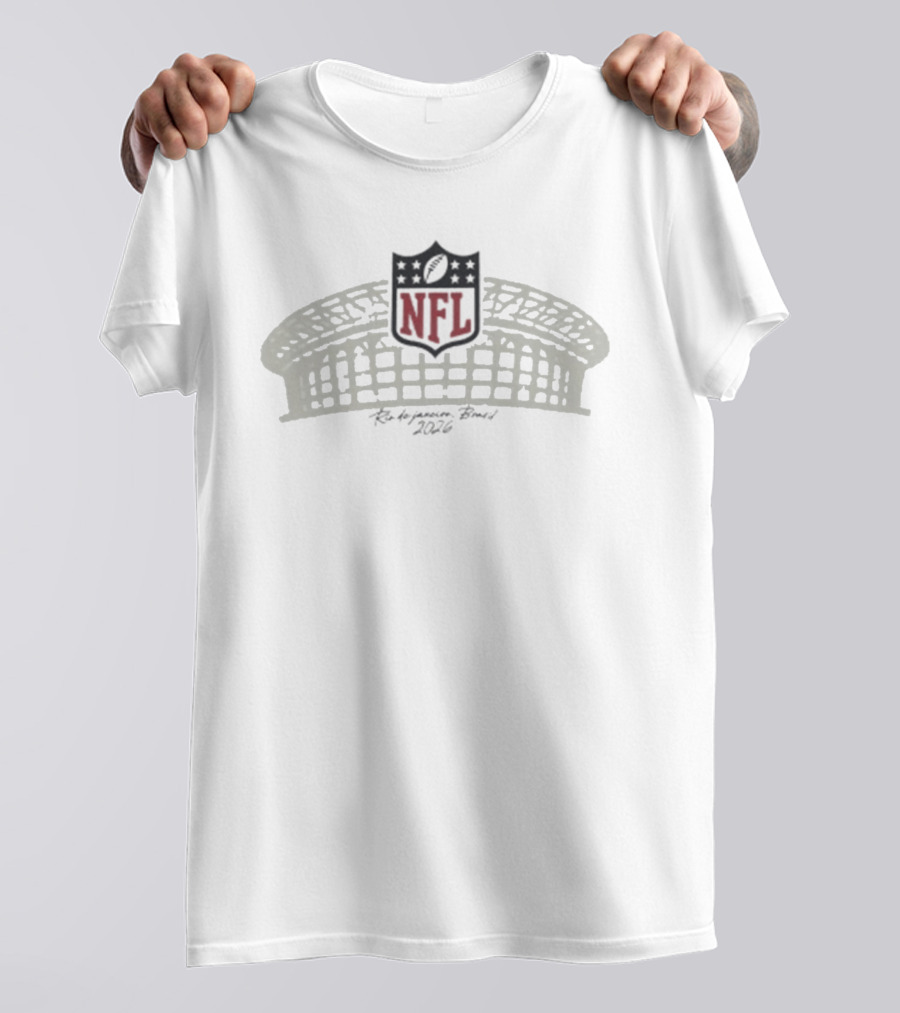 NFL Maracana Stadium Rio Game 2026 Super Bowl T-Shirt