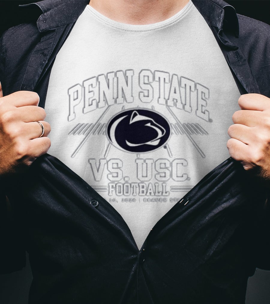 Penn State Nittany Lions Vs USC Trojans Football October 10 2026 Beaver Stadium T-Shirt