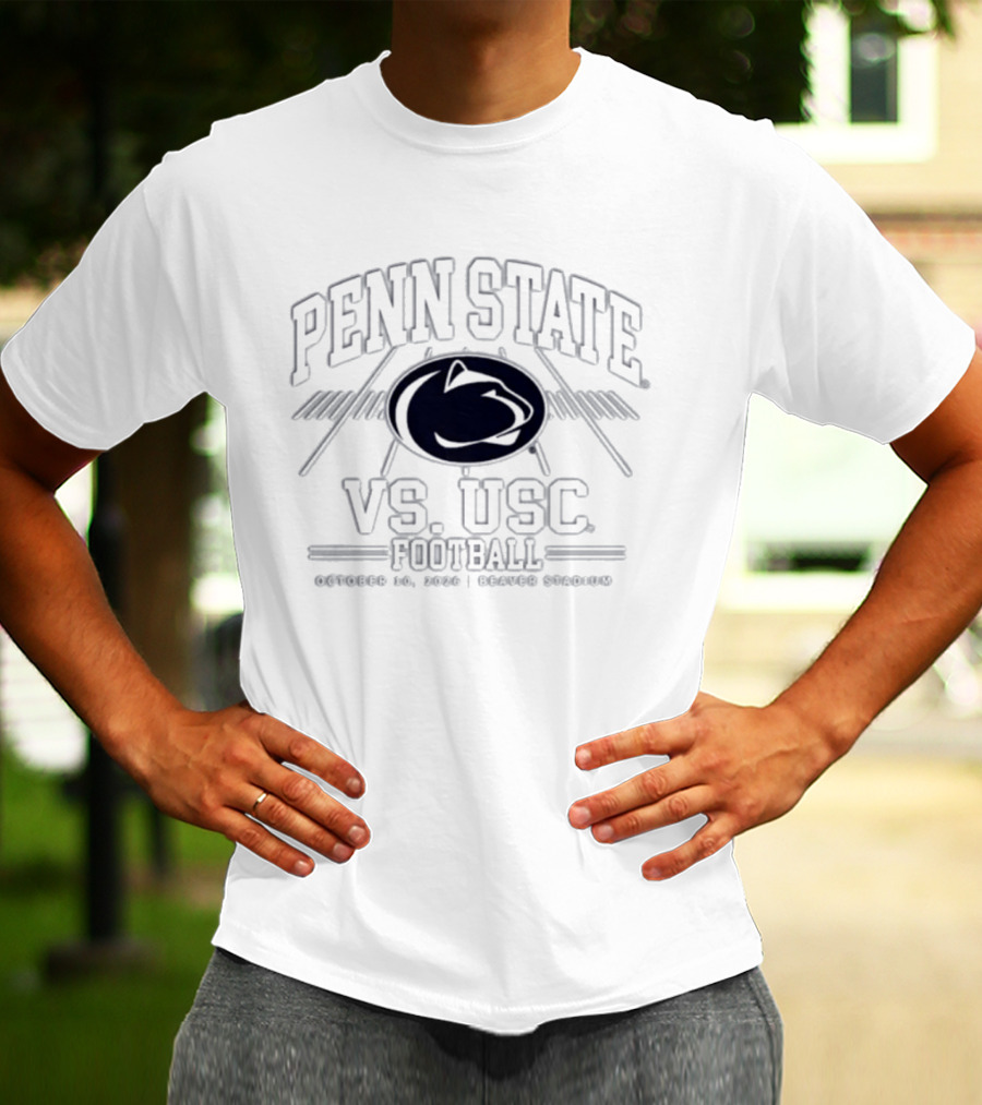 Penn State Nittany Lions Vs USC Trojans Football October 10 2026 Beaver Stadium T-Shirt
