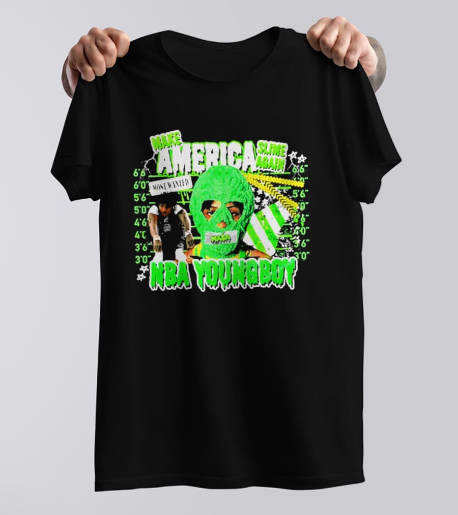 Make America Slime Again NBA Young Boy Tour T-Shirt