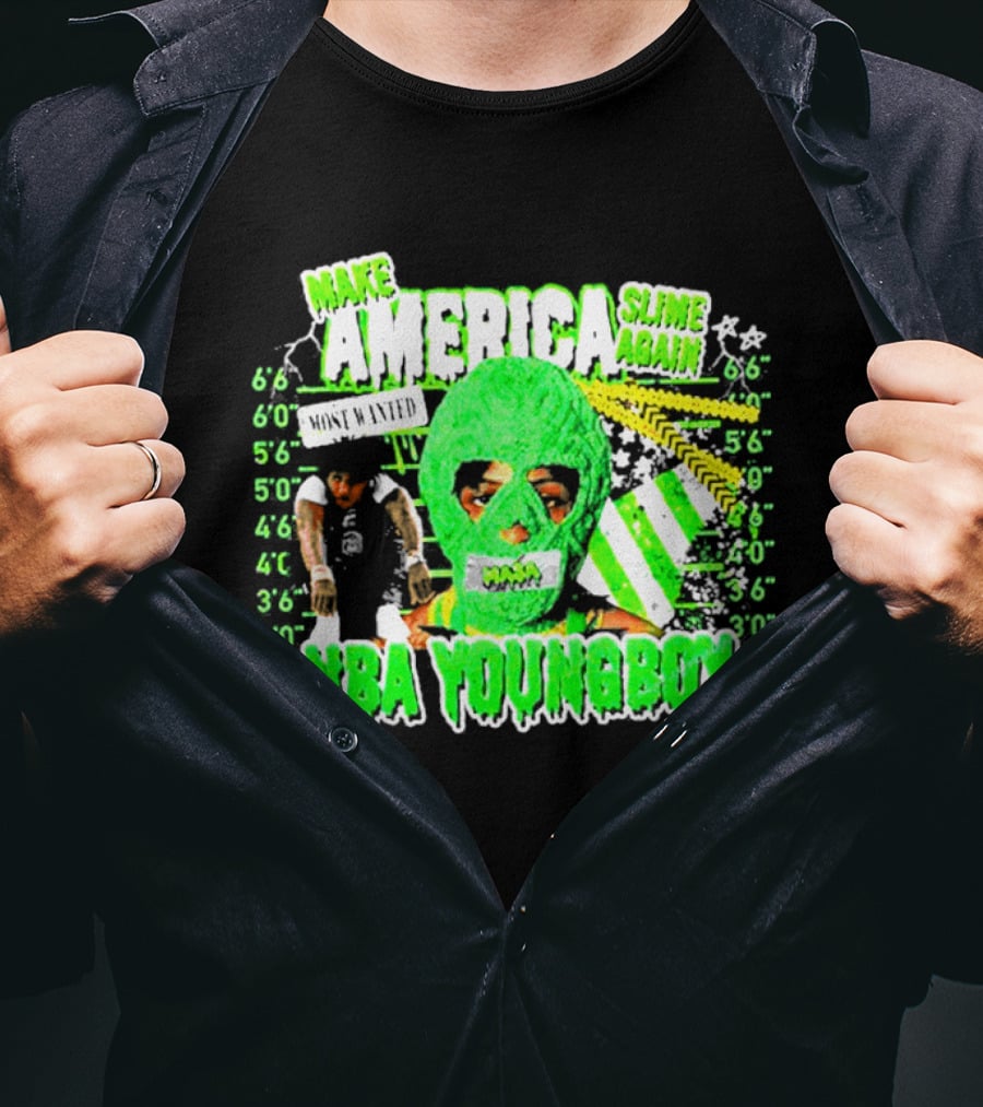 Make America Slime Again NBA Young Boy Tour T-Shirt