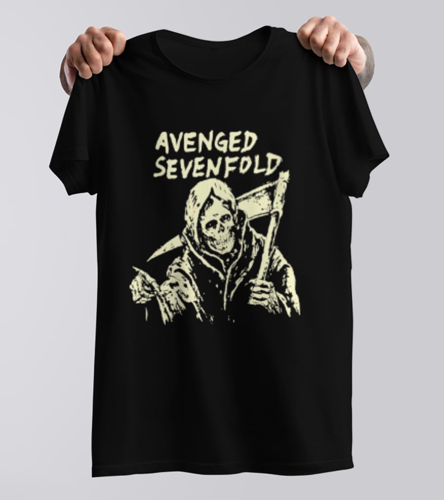 Avenged Sevenfold Grim Reaper Scythe A7X T-Shirt