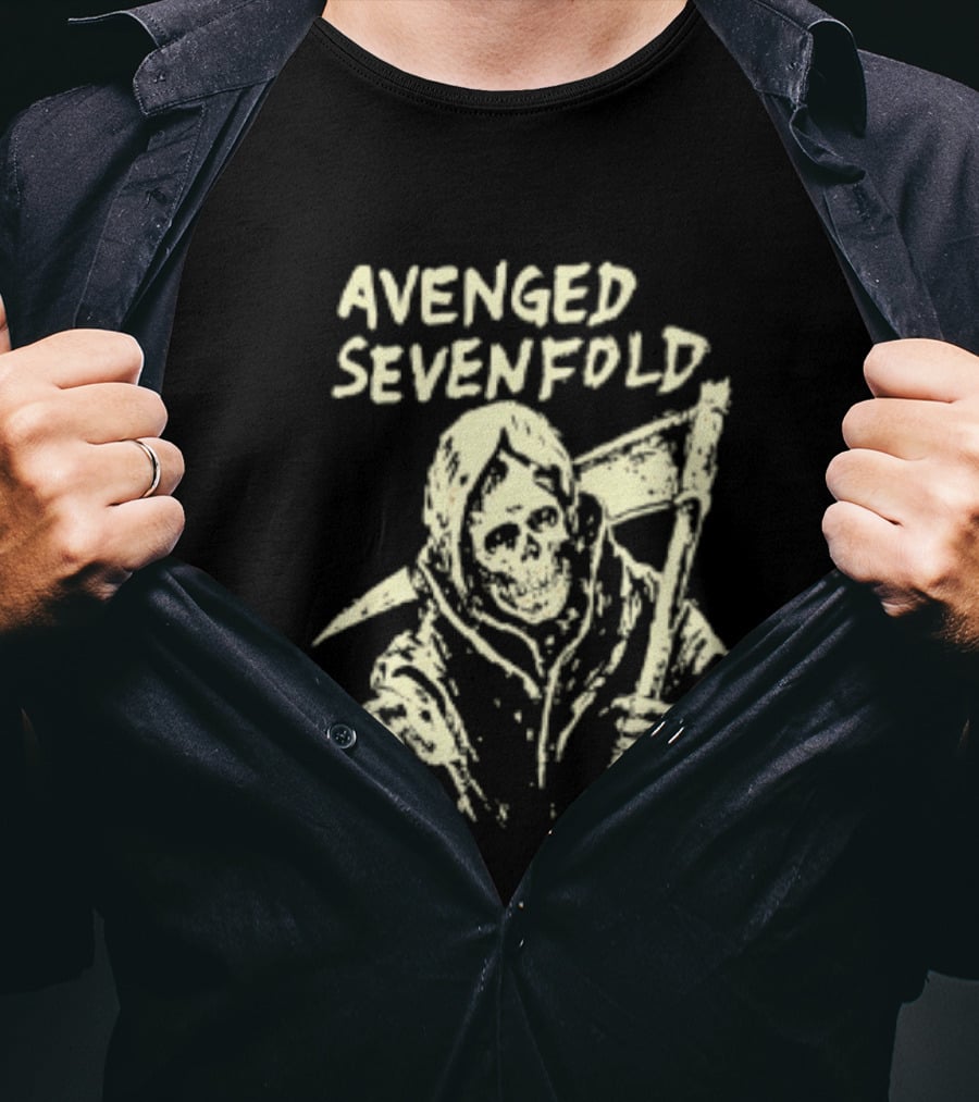 Avenged Sevenfold Grim Reaper Scythe A7X T-Shirt