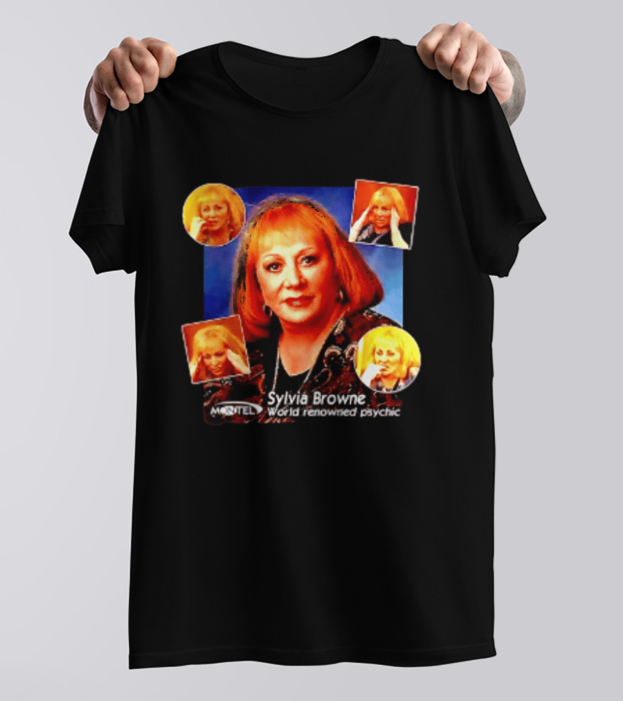 Sylvia Browne Montel World Renowned Psychic Medium Iconic Portraits T-Shirt