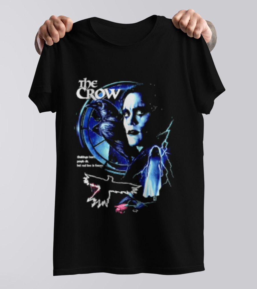 The Crow Buildings Burn People Die But Real Love Is Forever Movie Brandon Lee T-Shirt