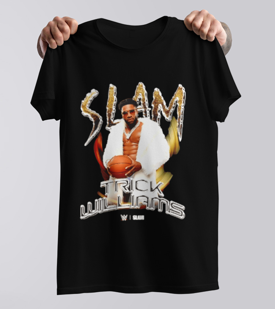 Trick Williams SLAM WWE Basketball Fashion Fusion T-Shirt