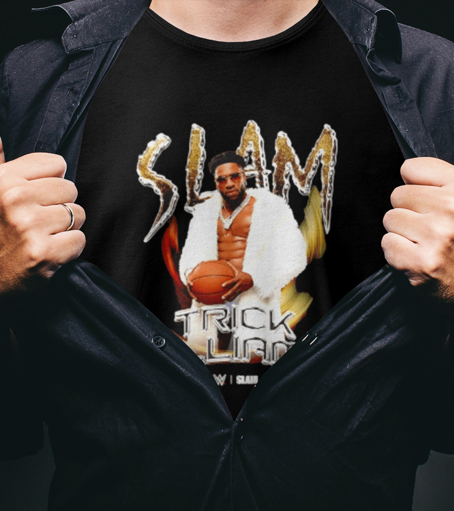 Trick Williams SLAM WWE Basketball Fashion Fusion T-Shirt