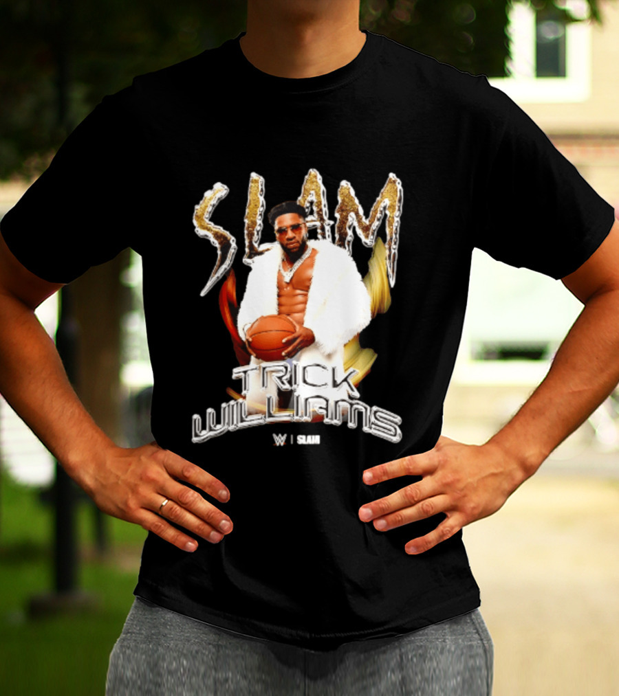 Trick Williams SLAM WWE Basketball Fashion Fusion T-Shirt