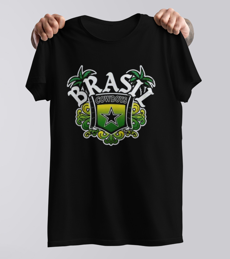 Dallas Cowboys Brazil Tropical Star 2026 T-Shirt