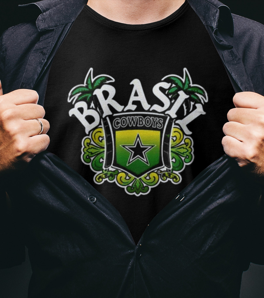 Dallas Cowboys Brazil Tropical Star 2026 T-Shirt