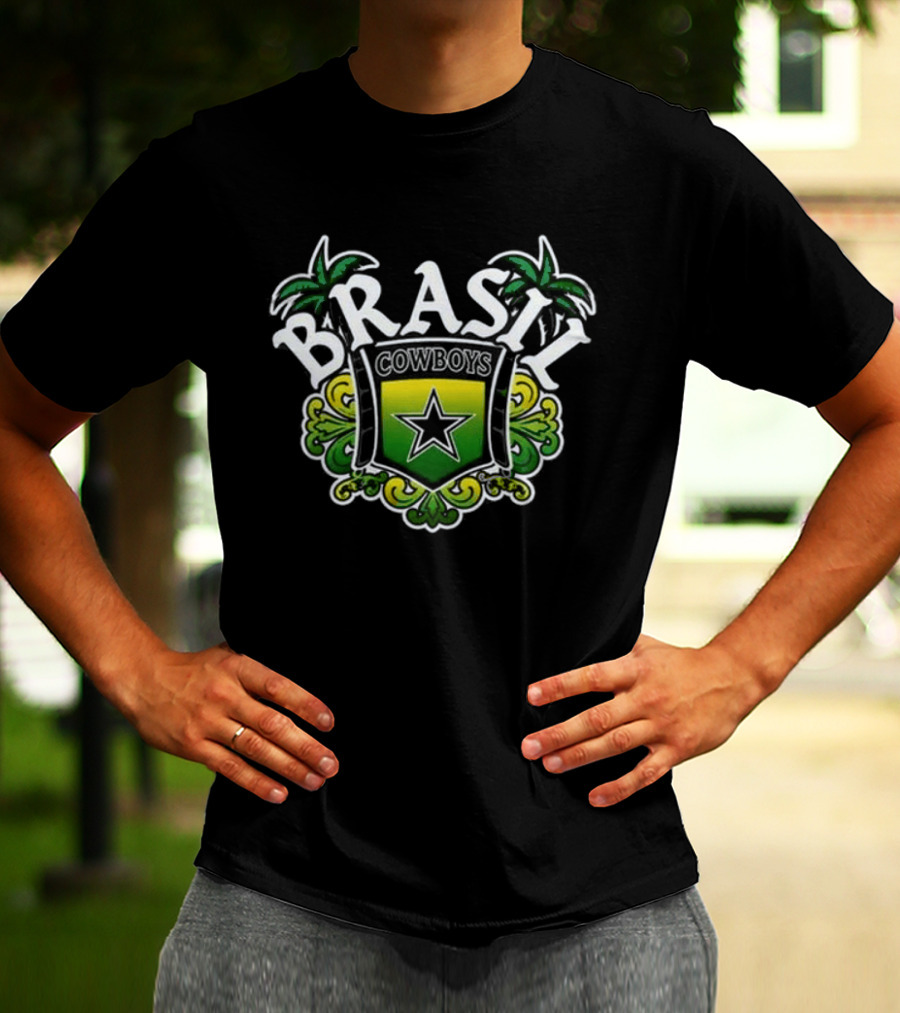 Dallas Cowboys Brazil Tropical Star 2026 T-Shirt