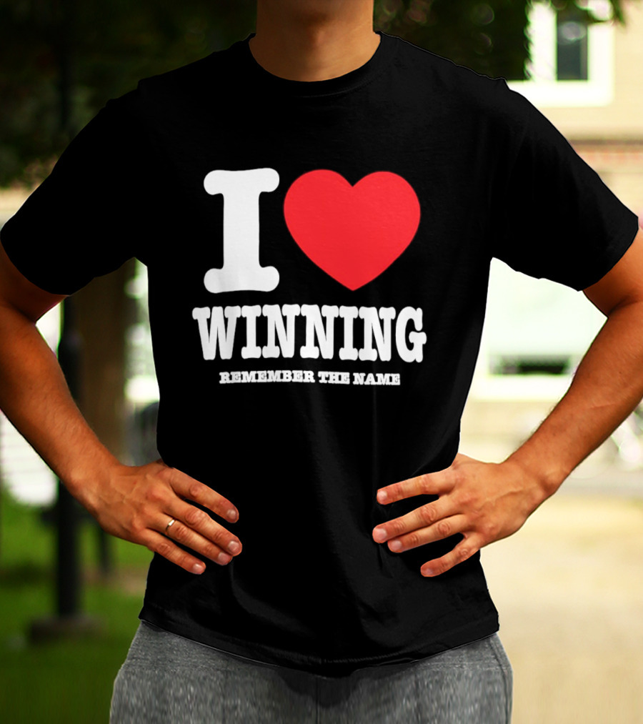 I Love Winning Remember The Name Donovan Ezeiruaku T-Shirt