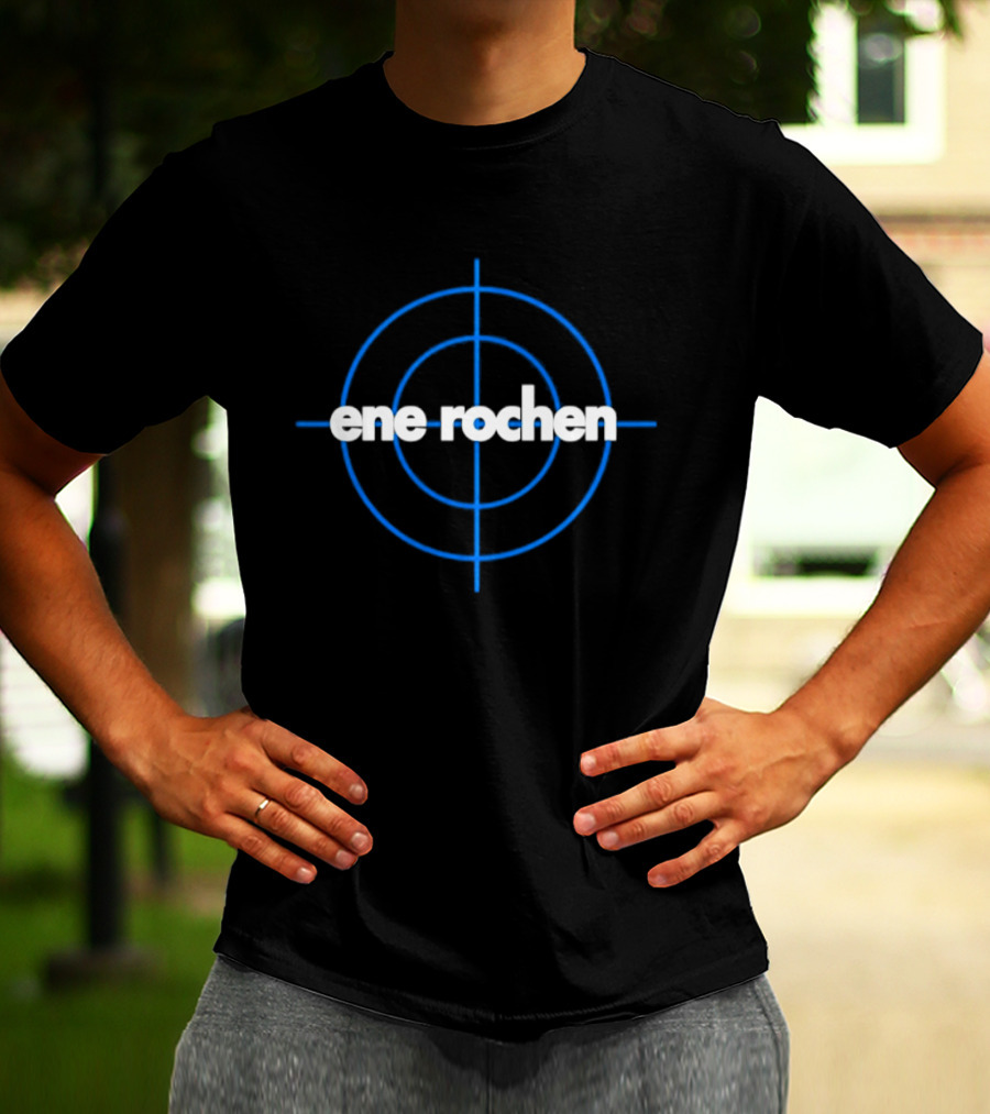 Ene Rochen Blue Target Crosshair T-Shirt