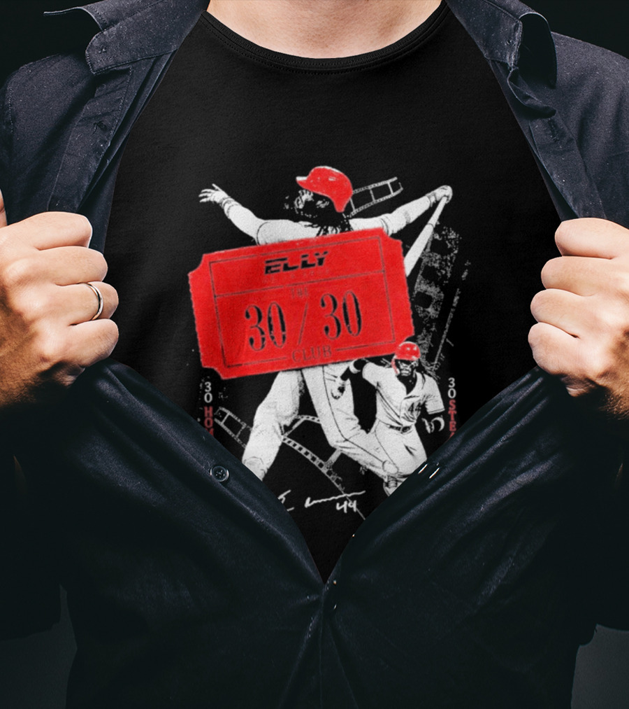 Elly The 30 30 Club 30 Home Runs 30 Steals T-Shirt