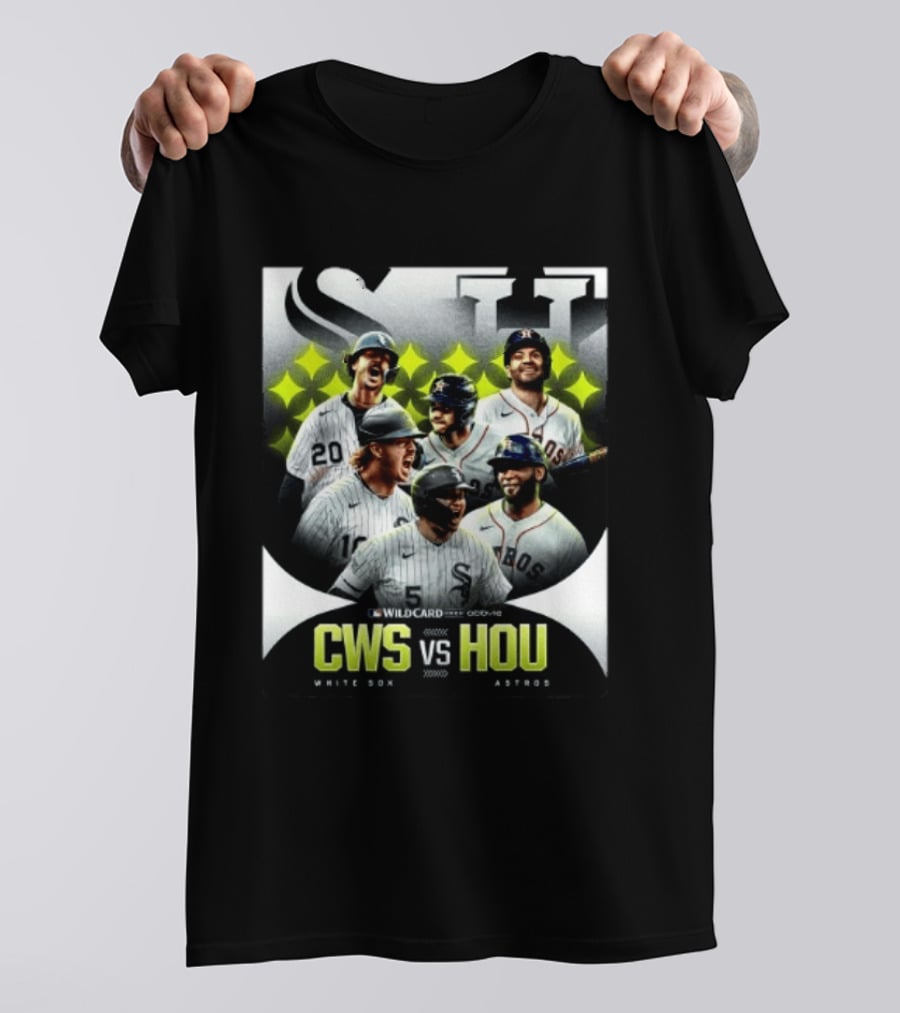 CWS Vs HOU 2026 MLB AL Wild Card White Sox Astros Rivalry T-Shirt